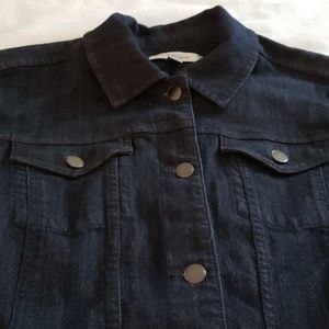 Denim jacket dark wash